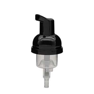 Pompa di lozione di plastica riciclabile non tossica Pompa di sapone nero spumante resistente all'usura K504