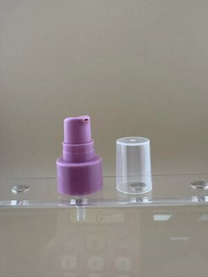 Pompa per il trattamento delle lozioni con mezzo tappo con imballaggio per cosmetici viola 20/410 Pompa crema