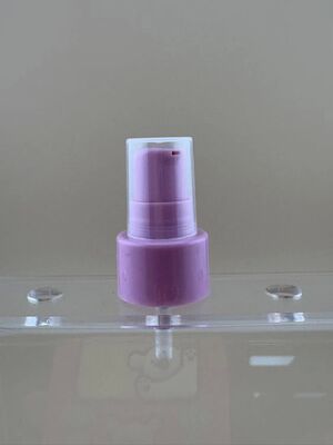 Pompa per il trattamento delle lozioni con mezzo tappo con imballaggio per cosmetici viola 20/410 Pompa crema