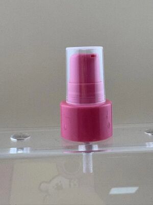 Pompa di trattamento di crema per lozioni cosmetiche rosa 20/410 per la cura della pelle Bottiglia di vetro di olio essenziale