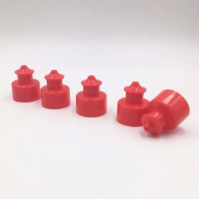 Tappi di bottiglia con tappo push pull in plastica da 28 mm