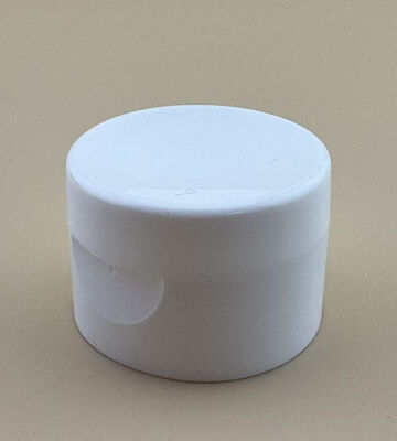 Tappo della bottiglia cosmetica bianco 28 mm Tappo della bottiglia di plastica rotonda per il liquido per il lavaggio a mano