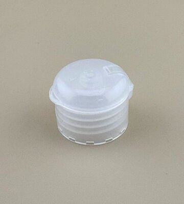 Tappo della bottiglia cosmetica bianco 28 mm Tappo della bottiglia di plastica rotonda per il liquido per il lavaggio a mano