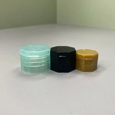 Forma ottagonale 24mm Flip Top Caps Plastica Forma Speciale Snap Caps