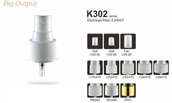 Spray di nebbia di profumo in plastica in PP 20/410 Sprayer di nebbia fine K302