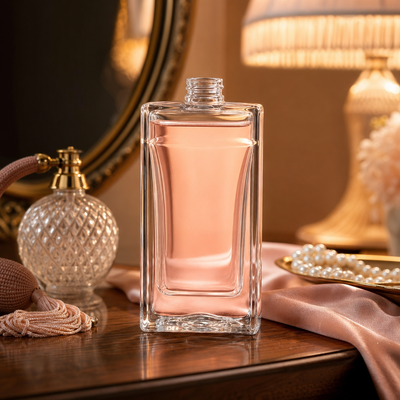 Vendita calda imballaggio cosmetico personalizzato bottiglia di vetro durevole da 100 ml bottiglia di profumo
