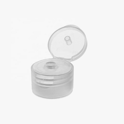 K902-1 Flip Top Plastic Cap ISO14001 18/20/24/28mm trasparente non tossico