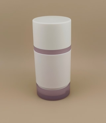 Flacone airless a pompa rotante bianco essenziale per la cura della pelle per rossetti