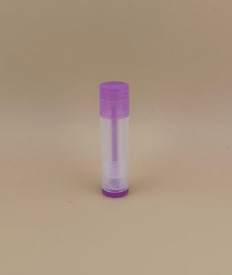 Rostami piccoli, lisci, trasparenti, con un coperchio viola e una certificazione ISO9001/ISO14001