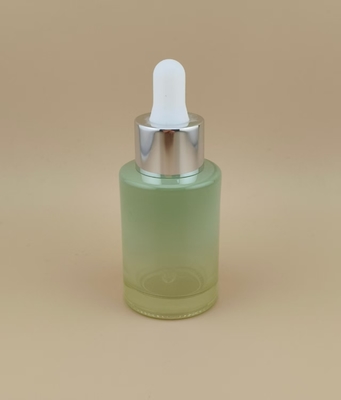 Nuovo Disegno Chiaro Cambiamento Graduale Matcha Verde Livido Rotondo Bottiglia Dropper K-GBL30 per Essence