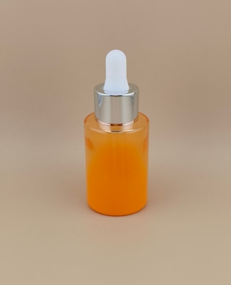 Nuovo Disegno Chiaro Cambiamento Graduale Arancione Livello Liso Bottiglia Dropper K-GBL30 Per Essence