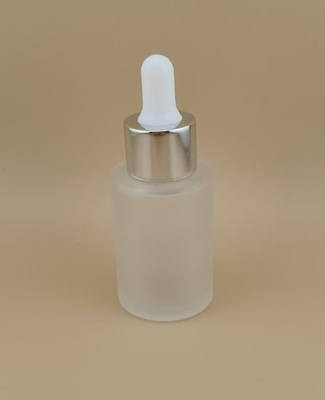 Nuovo design trasparente opaco rotondo flacone contagocce K-GBL30 per essenze