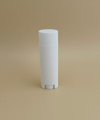 ISO9001 ISO14001 Certificato Plastica Bianco Piccola Ellisse Liquid Lip Balm Packaging Ideale per rossetti Contenitori cosmetici