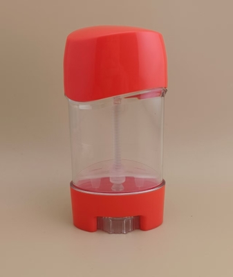Confezione trasparente e liscia per balsamo labbra con coperchio rosso 2316 per rossetti