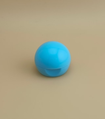 Coperchio sferico liscio in plastica blu cielo per flaconi cosmetici